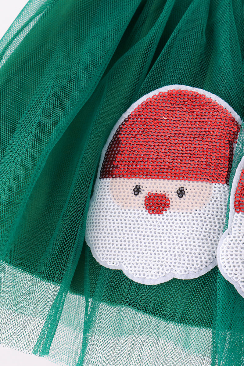 Santa Sequin Skort
