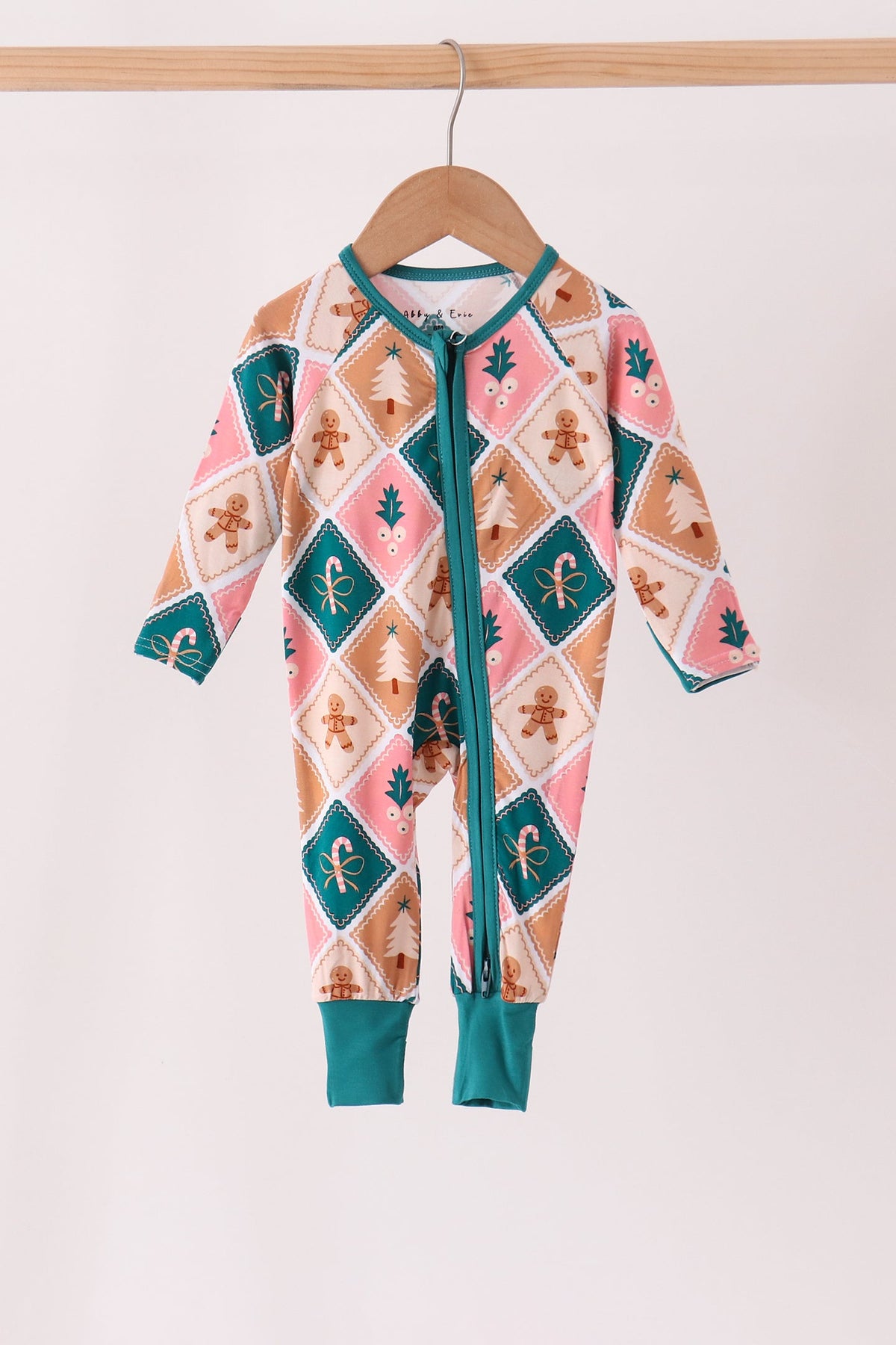 Gingerbread Bamboo Romper