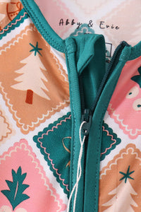 Gingerbread Bamboo Romper