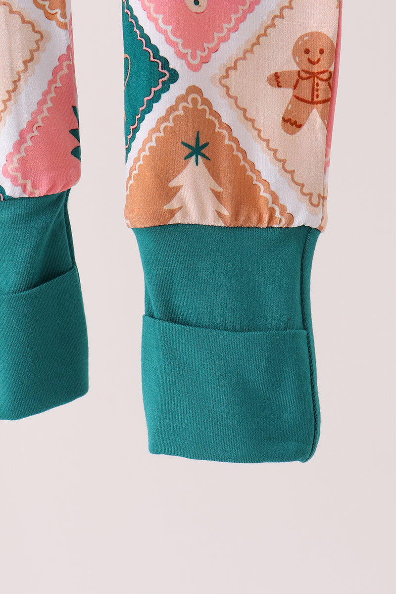 Gingerbread Bamboo Romper
