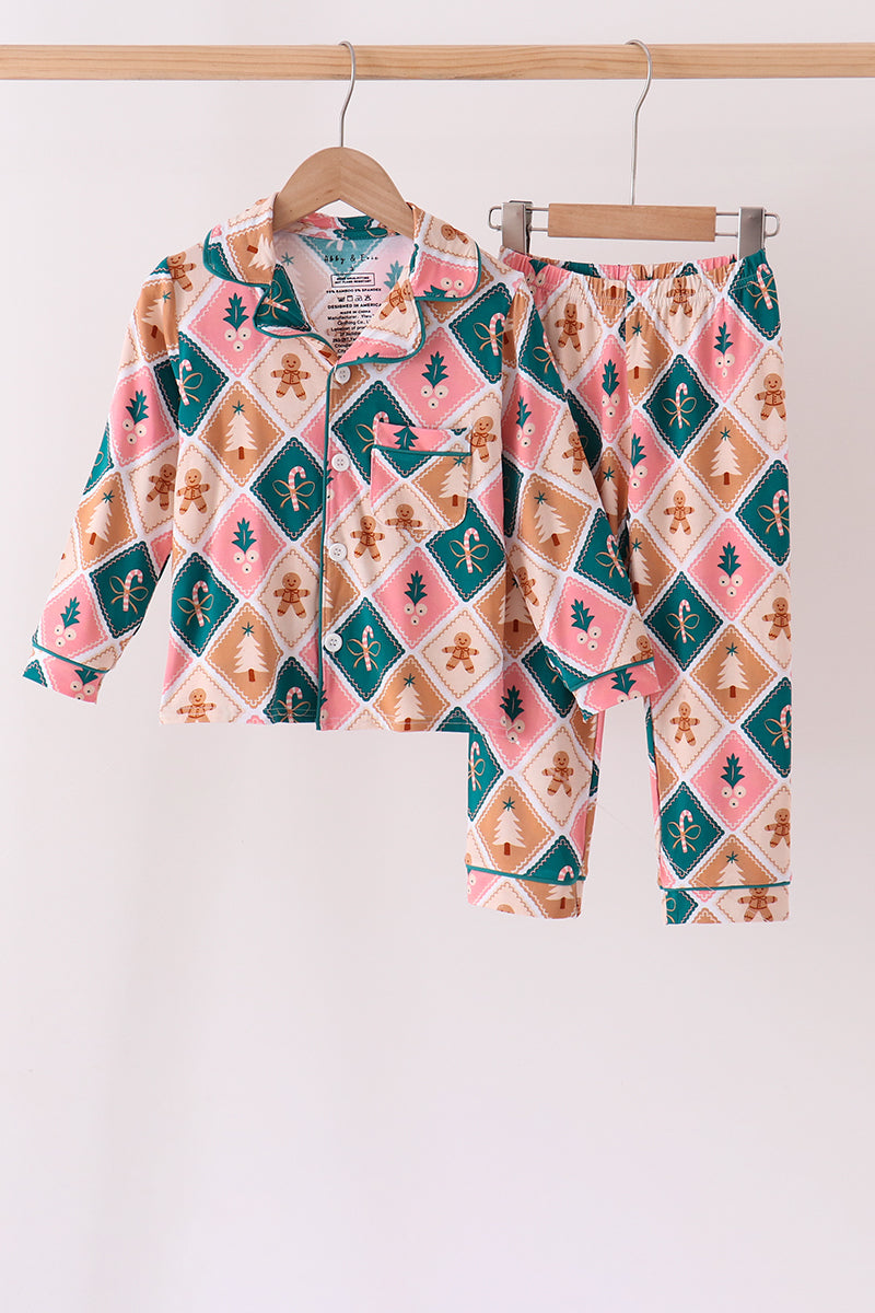 Gingerbread Bamboo Mom&me Pajama Set