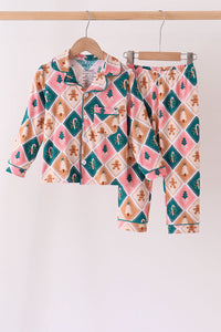 Gingerbread Bamboo Mom&me Pajama Set