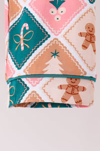 Gingerbread Bamboo Mom&me Pajama Set