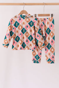 Gingerbread Bamboo Mom&me Pajama Set