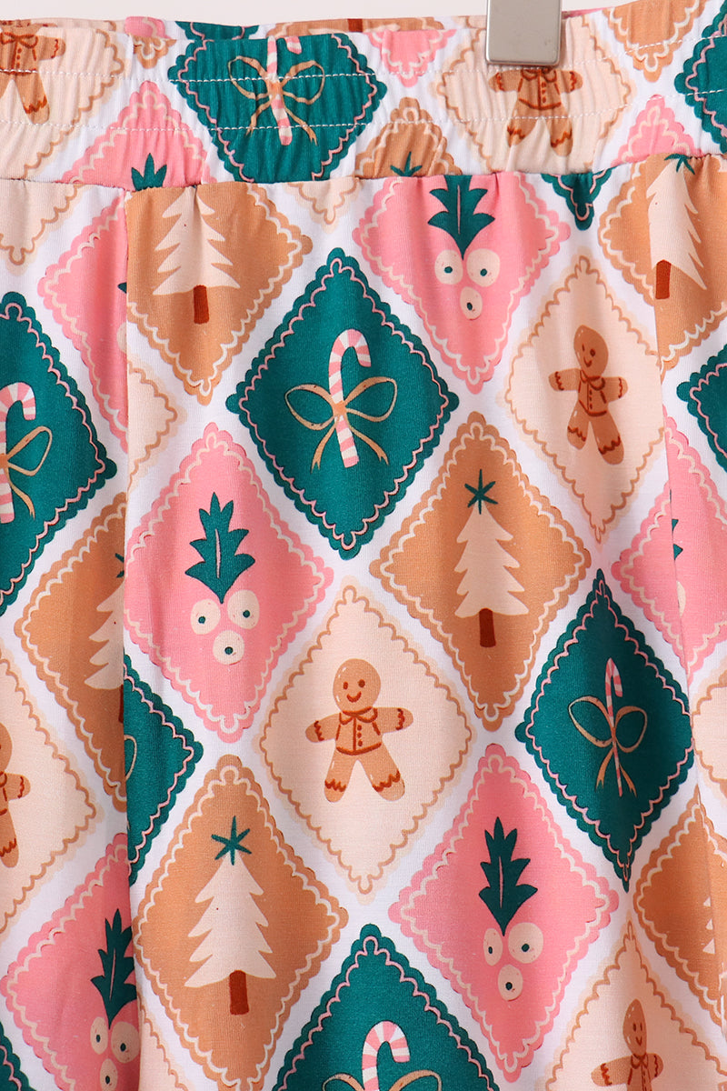 Gingerbread Bamboo Mom&me Pajama Set