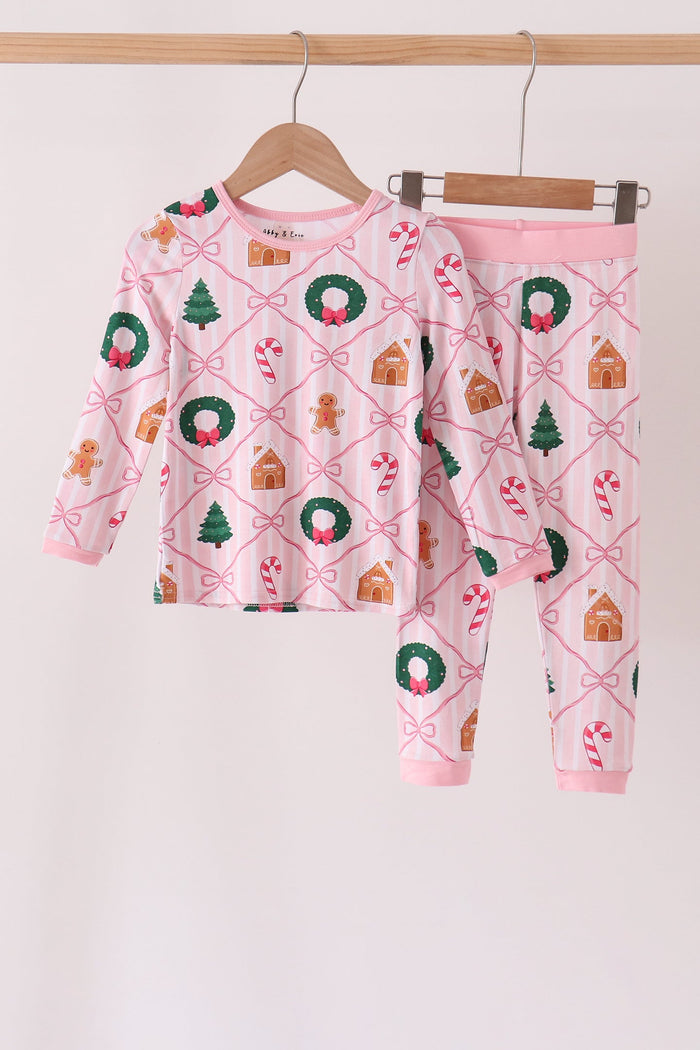 Christmas Tree Bamboo Mom&me Pajama Set