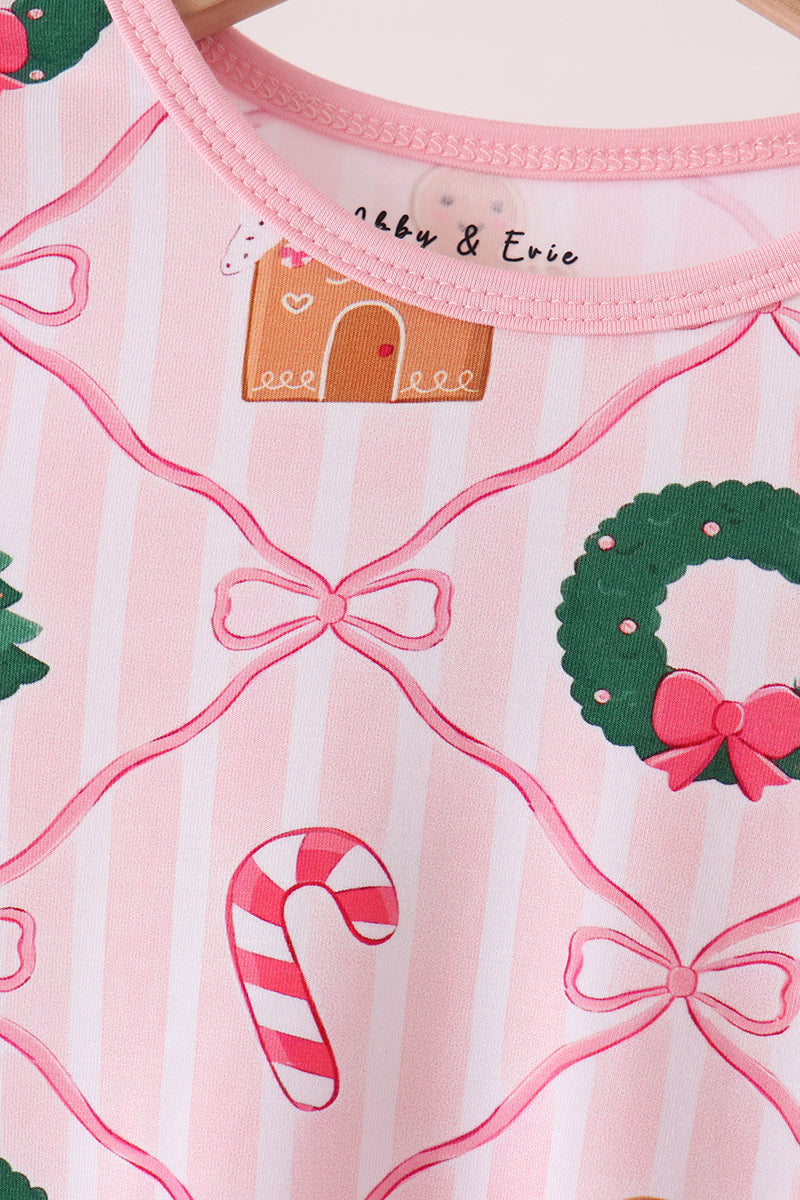 Christmas Tree Bamboo Mom&me Pajama Set
