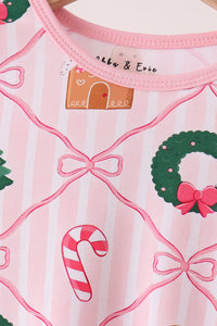 Christmas Tree Bamboo Mom&me Pajama Set