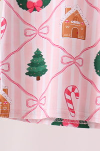 Christmas Tree Bamboo Mom&me Pajama Set