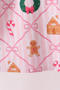 Christmas Tree Bamboo Mom&me Pajama Set