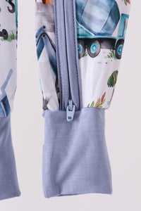 Excavator Bamboo Romper