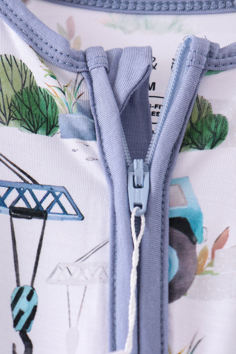 Excavator Bamboo Romper