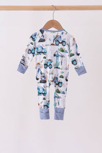 Excavator Bamboo Romper