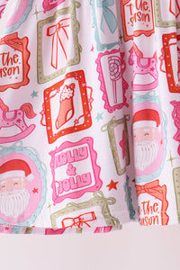 Santa Carousel Pajama Set