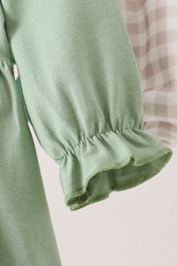 Duck Ruffle Gingham Bloomer Set