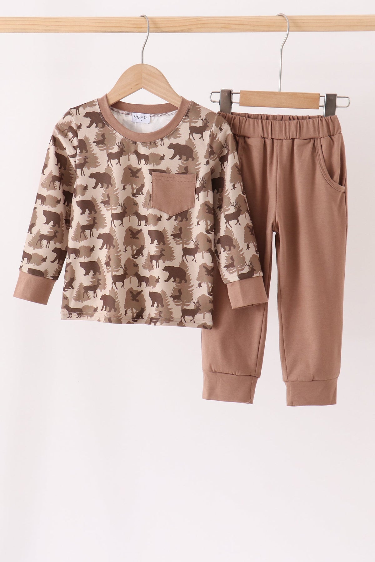 Camouflage pocket jogger set
