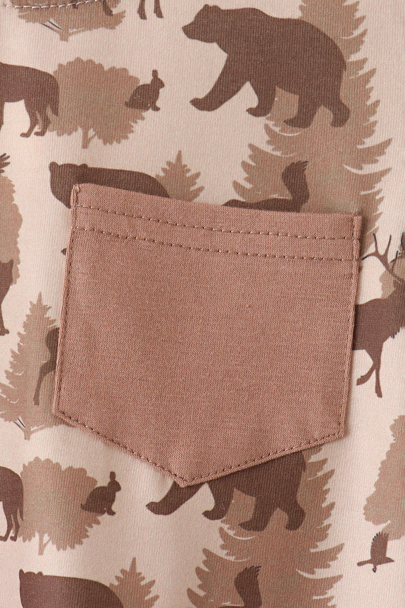 Camouflage pocket jogger set