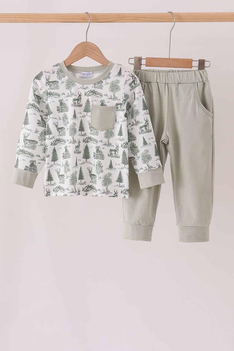 Tree pocket jogger set