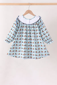 Mallard duck embroidery dress