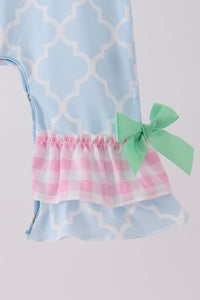 Birthday cake appilque ruffle romper