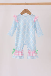 Birthday cake appilque ruffle romper