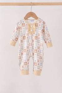 Farm checkered romper