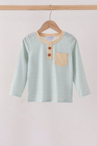 Geo Diamond Pocket Top