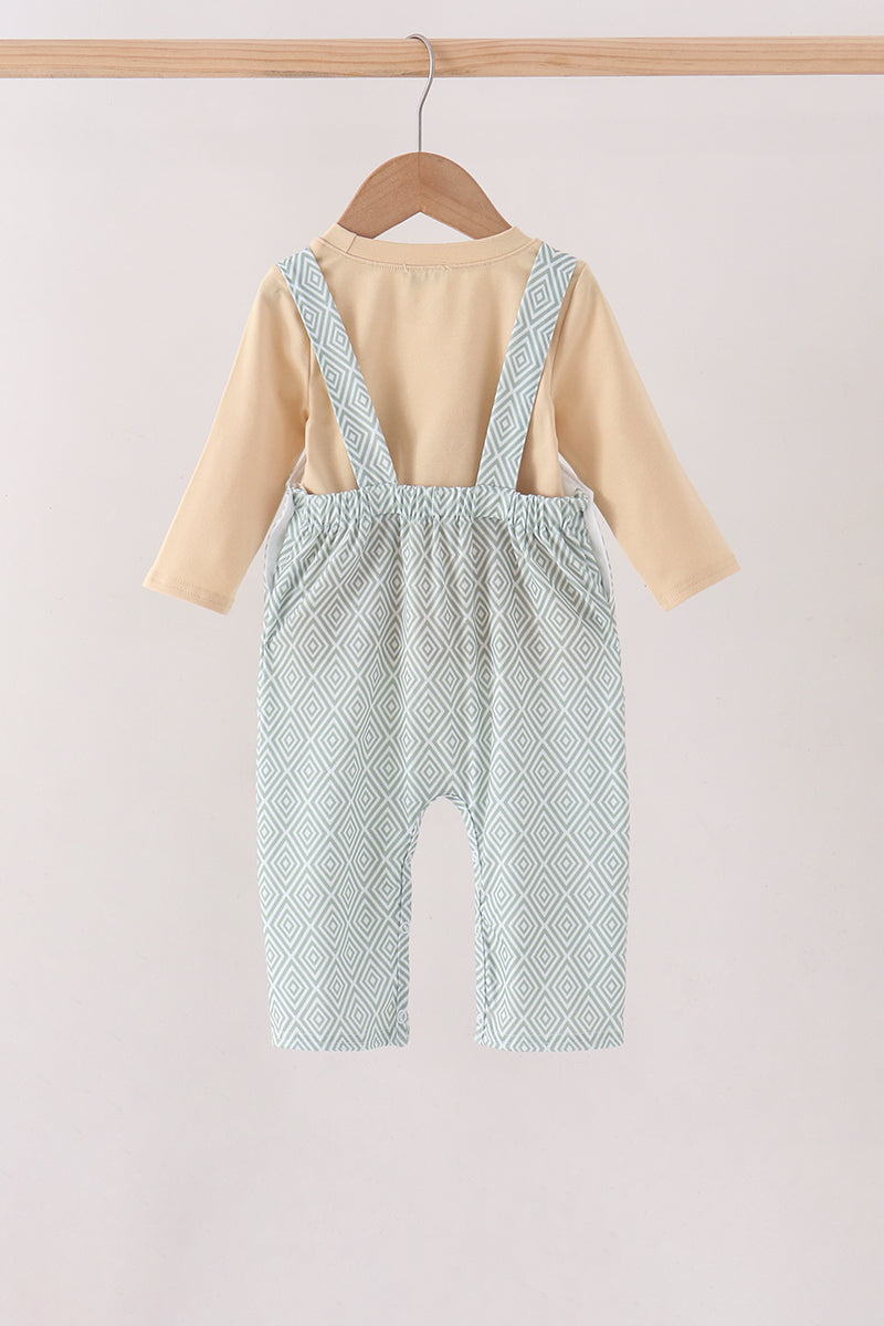 Geo Diamond 2pc romper set