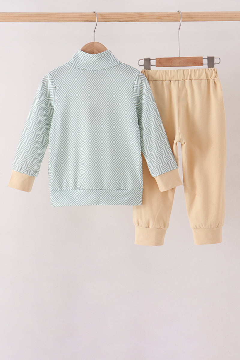 Geo Diamond pants set