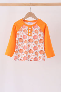Pumpkin Print Top