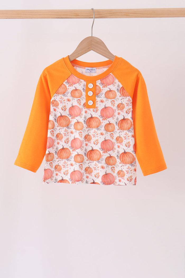 Pumpkin Print Top