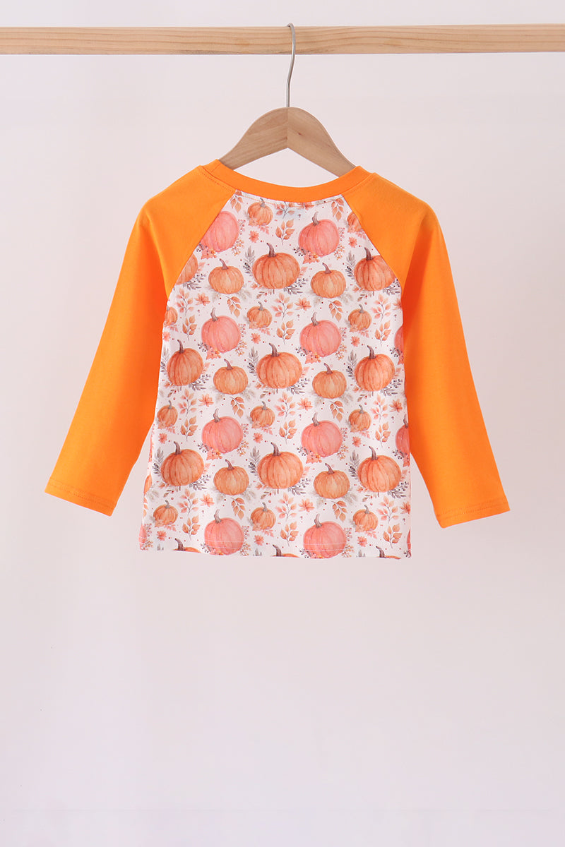 Pumpkin Print Top