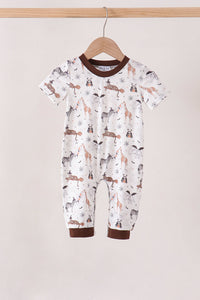Zoo animal romper
