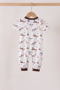 Zoo animal romper