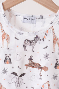 Zoo animal ruffle dress