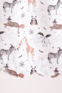 Zoo animal ruffle dress