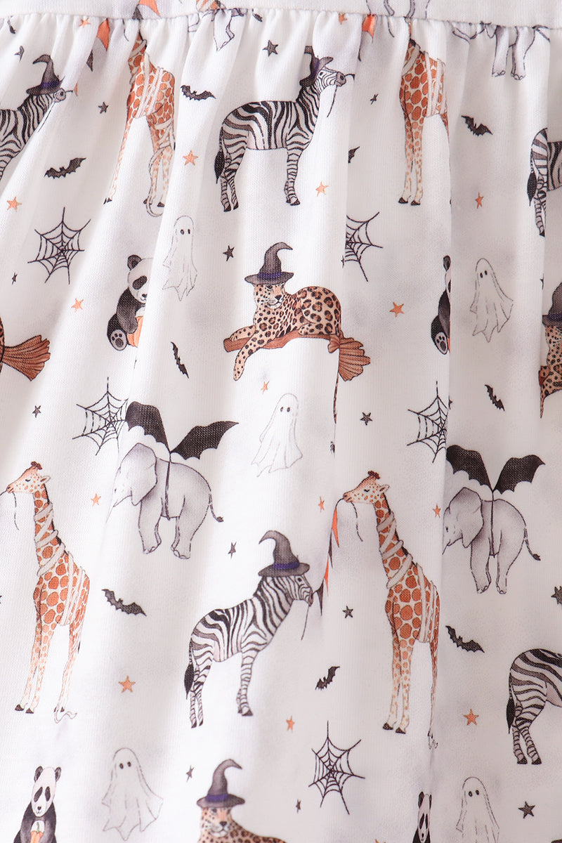 Zoo animal ruffle pants set