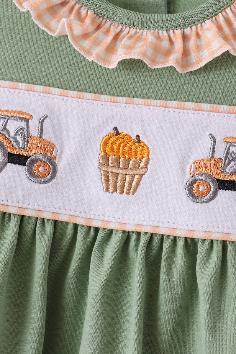 Farm embroidery bloomer set