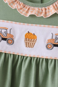 Farm embroidery bloomer set