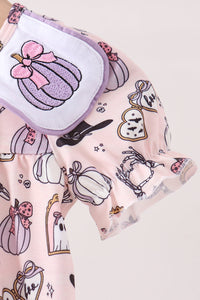 Spooky embroidery bubble