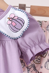 Spooky embroidery bloomer set