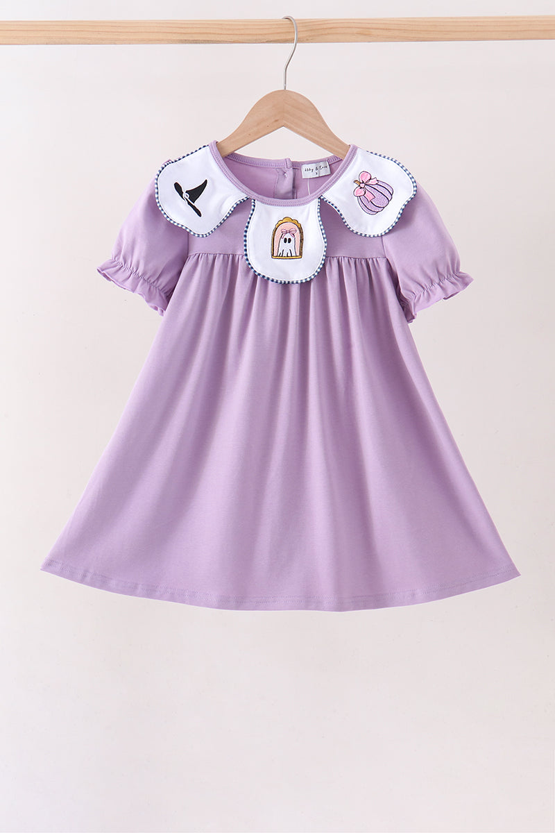 Spooky embroidery dress