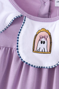Spooky embroidery dress