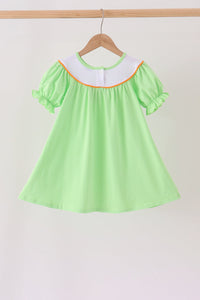 Jack-O-Lantern embroidery dress