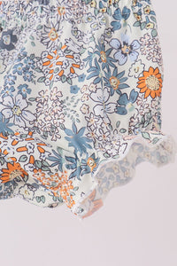 Pumpkin french knot bloomer set
