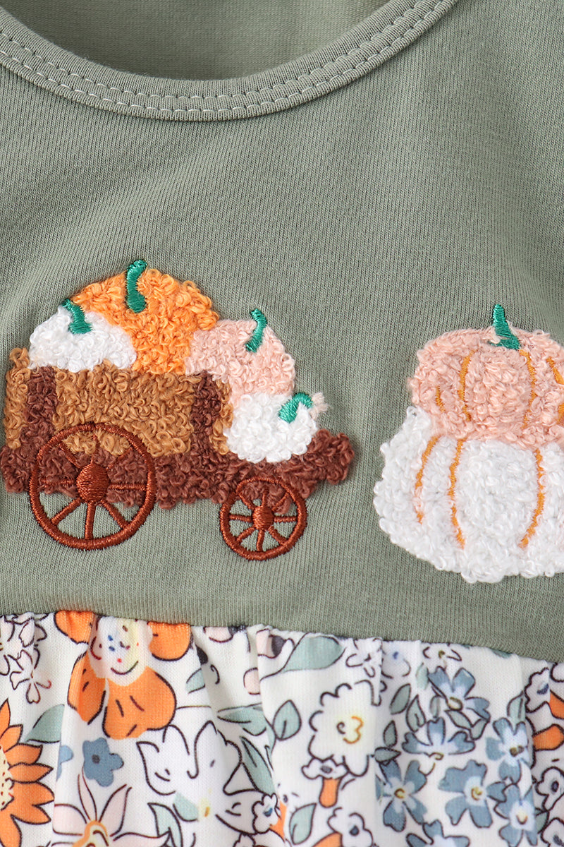 Pumpkin french knot bubble