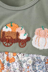Pumpkin french knot bubble