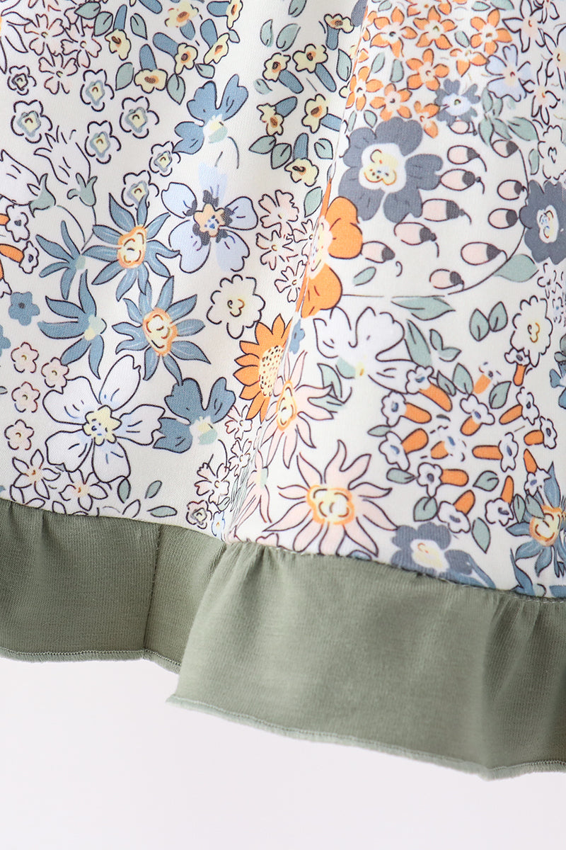 Pumpkin french knot dress