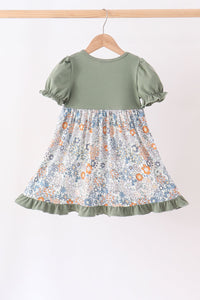 Pumpkin french knot dress