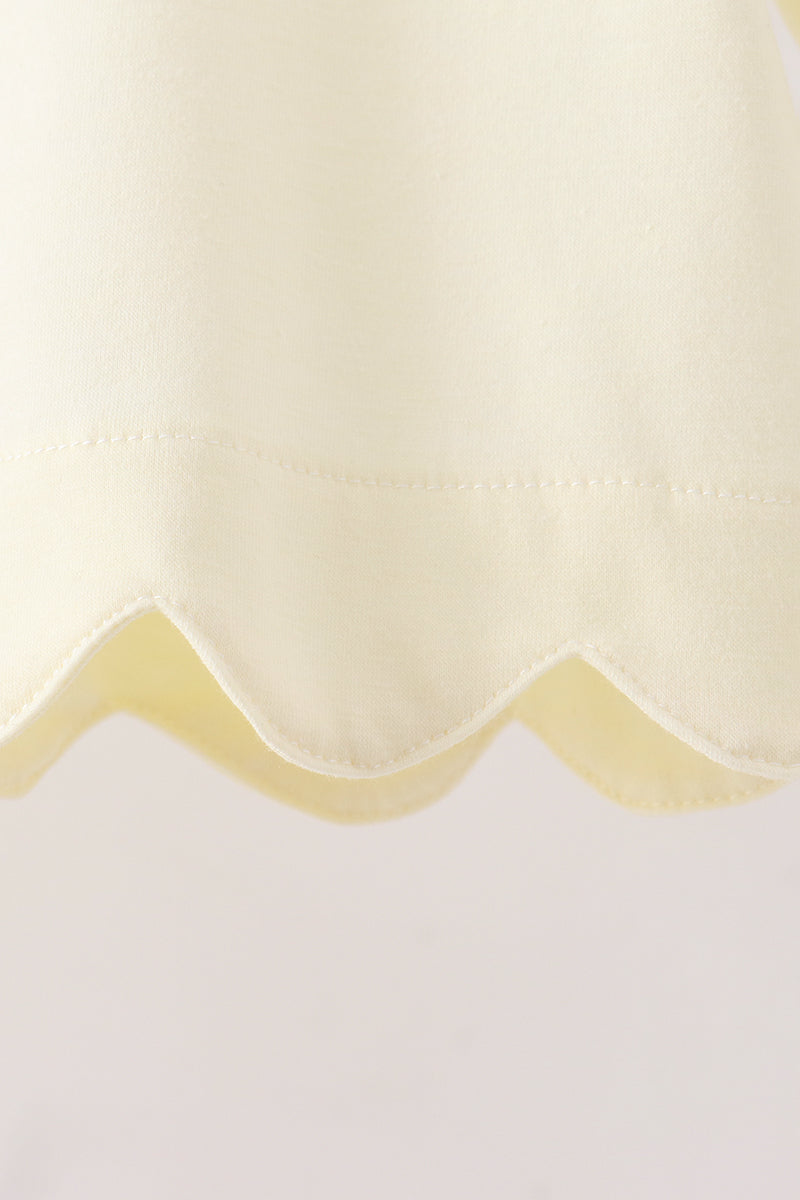 Goose embroidery bloomer set